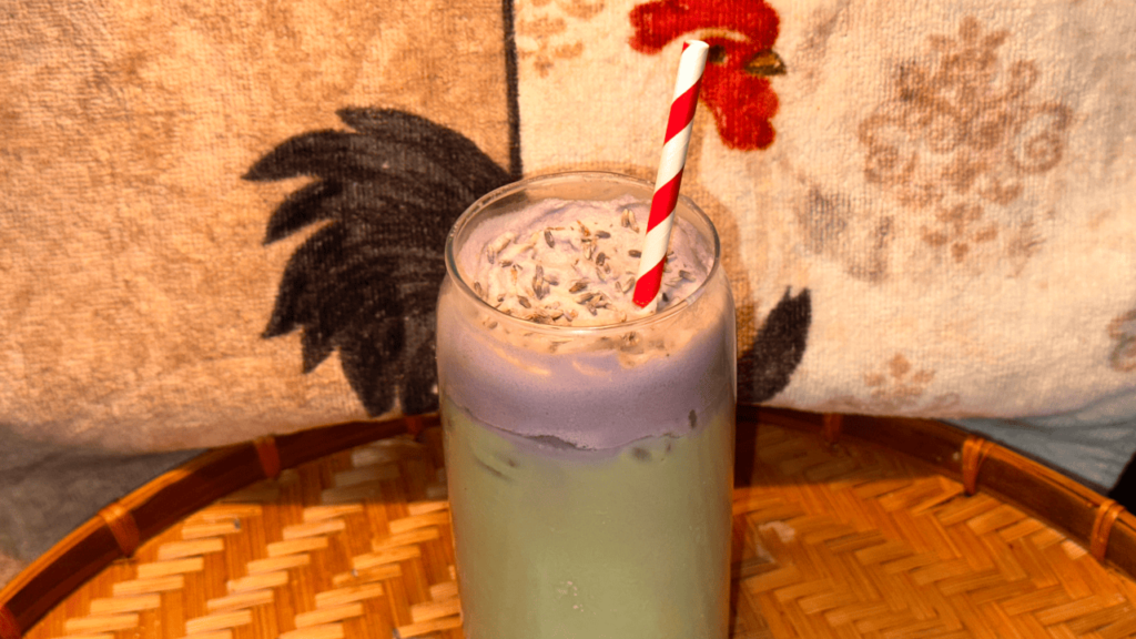 #101: Iced Lavender Matcha Latte