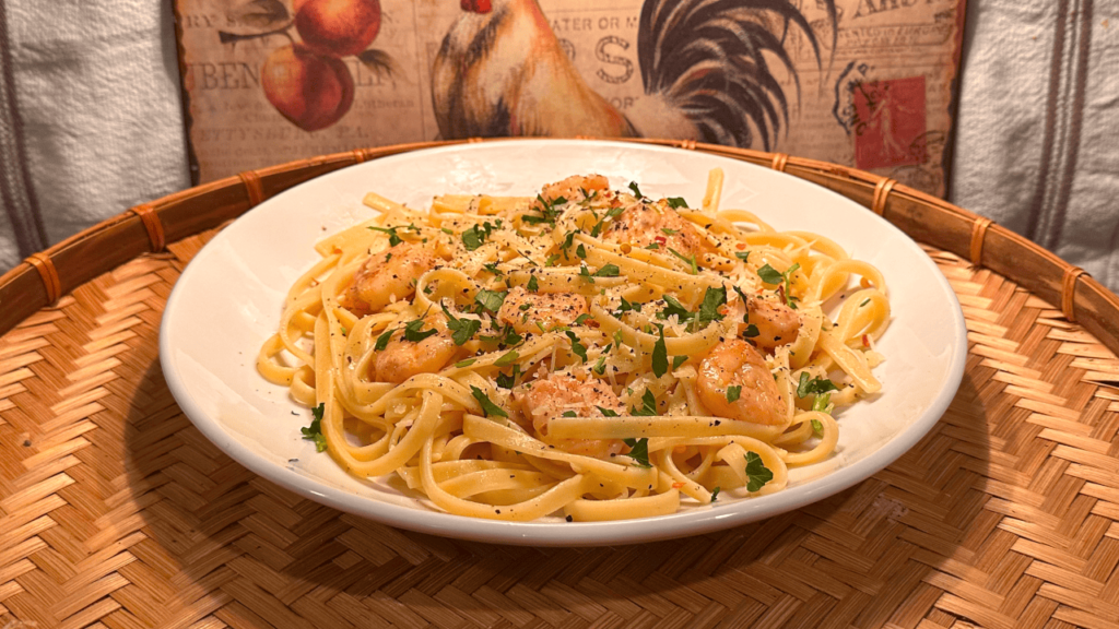 #134: Shrimp Fettuccine Alfredo
