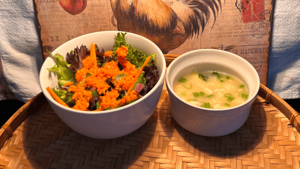 #158: Japanese Ginger Carrot Salad & Miso Soup