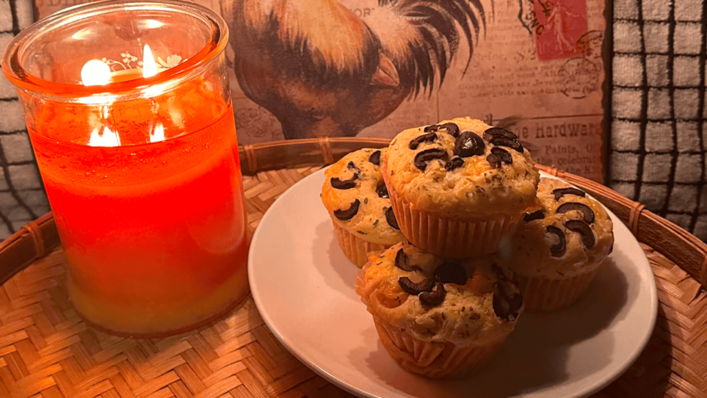#167: Cheesy Spider Muffins